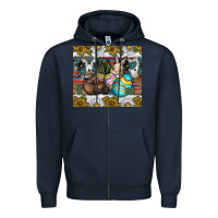 Navy easter Zipper Hoodie - CowhideDigitalArt