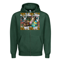Sports Green easter Zipper Hoodie - CowhideDigitalArt