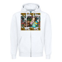 White easter Zipper Hoodie - CowhideDigitalArt