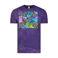 Cloud Purple dragonflies Vintage Tee - TumblerDesignByShophia