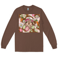 Chestnut Easter Bunny tumbler Easter Day Long Sleeve Tee - HowdyJamesFarm