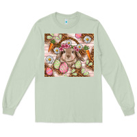 Matcha Easter Bunny tumbler Easter Day Long Sleeve Tee - HowdyJamesFarm