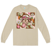Mushroom Easter Bunny tumbler Easter Day Long Sleeve Tee - HowdyJamesFarm