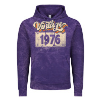 Cloud Purple 46 Year Old Vintage 1976 Men Women 46th Birthday Decor Vintage Hoodie - minhPixels