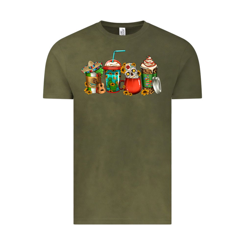 Mexican Coffee Cups Vintage Tee by Jasminsmagicworld | Teevron