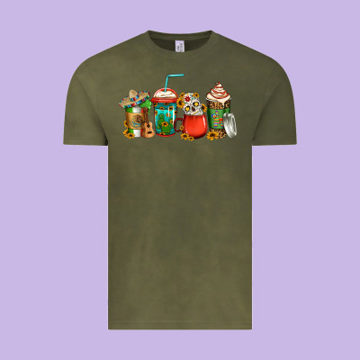 Mexican Coffee Cups Vintage Tee Designed By Jasminsmagicworld