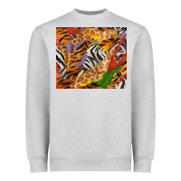 Heather Grey safari patterns tumbler Heavyweight Sweatshirt - BundleAndBundleShop