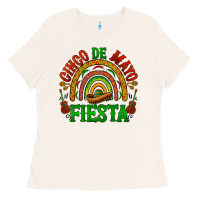 Bone cinco de mayo fiesta rainbow Ladies Tee - BarkalooDesign