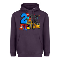 Plum forklift birthday two Heavyweight Hoodie - Artiststas