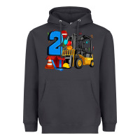 Smoke forklift birthday two Heavyweight Hoodie - Artiststas