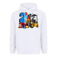 White forklift birthday two Heavyweight Hoodie - Artiststas