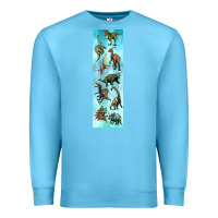 Ocean Blue dinosaurs pen wrap Premium Sweatshirt - Artiststas