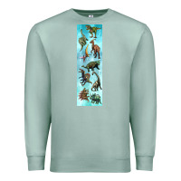 Seafoam dinosaurs pen wrap Premium Sweatshirt - Artiststas