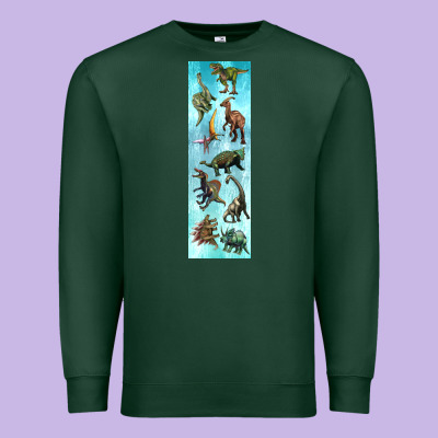 Dinosaurs Pen Wrap Premium Sweatshirt Designed By Artiststas