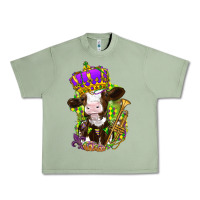 Mardi Gras Cow Urban Heavy Tee | Teevron