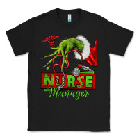 Black grinch hand nurse manager Classic Tee - NancyCooperArtShop
