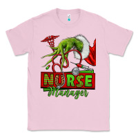 Bubblegum Pink grinch hand nurse manager Classic Tee - NancyCooperArtShop
