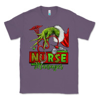 Lavender grinch hand nurse manager Classic Tee - NancyCooperArtShop