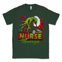 Sports Green grinch hand nurse manager Classic Tee - NancyCooperArtShop