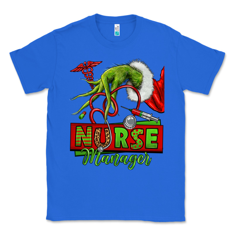 Grinch Hand Nurse Manager Classic Tee by NancyCooperArtShop | Teevron