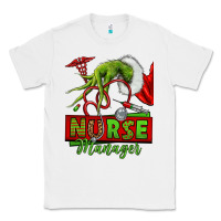 White grinch hand nurse manager Classic Tee - NancyCooperArtShop