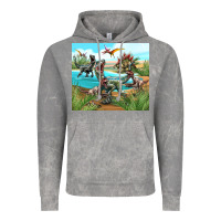 Cloud Rock dinosaurs Vintage Hoodie - TumblerDesignByShophia