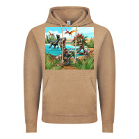 Vintage Coffee dinosaurs Vintage Hoodie - TumblerDesignByShophia