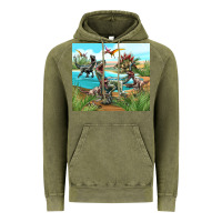 Vintage Olive dinosaurs Vintage Hoodie - TumblerDesignByShophia