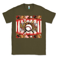 Army Green baseball mom Classic Tee - Jasminsmagicworld
