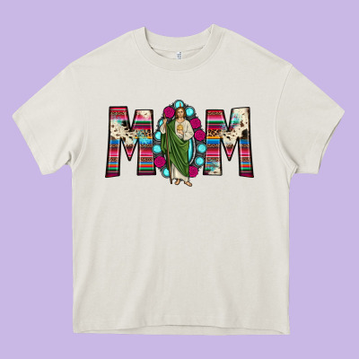 San Judas Mom Heavy Core Tee Designed By Jahusdesignshop