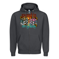 Smoke Pumpkin Everything Zipper Hoodie - CowhideDigitalArt