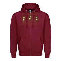 Burgundy Womens Not My Circus Not My Monkeys Gifts - Funny Political Novelty V- Zipper Hoodie - minhPixels