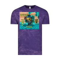 Cloud Purple wıshın i was fıshın Vintage Tee - TumblerDesignByShophia