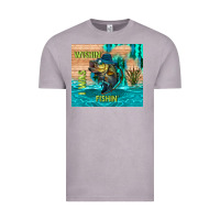 Vintage Zinc wıshın i was fıshın Vintage Tee - TumblerDesignByShophia