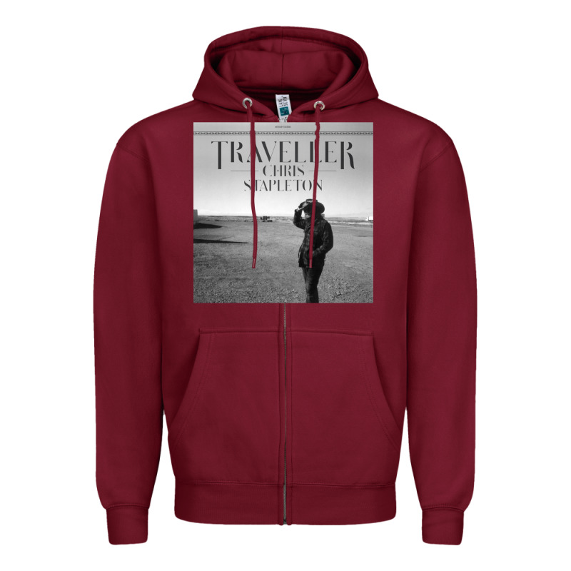 Chris Stapleton Traveller Zipper Hoodie by minhPixels | Teevron