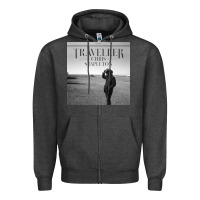 Charcoal Heather Chris Stapleton traveller Zipper Hoodie - minhPixels