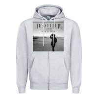 Heather Grey Chris Stapleton traveller Zipper Hoodie - minhPixels