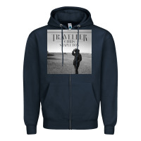 Navy Chris Stapleton traveller Zipper Hoodie - minhPixels