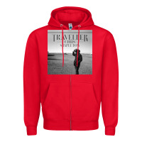 Red Chris Stapleton traveller Zipper Hoodie - minhPixels