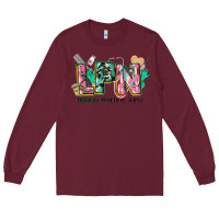 Burgundy licensed practical nurse Long Sleeve Tee - CowGirlArtShop