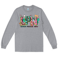 Heather Grey licensed practical nurse Long Sleeve Tee - CowGirlArtShop