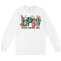 White licensed practical nurse Long Sleeve Tee - CowGirlArtShop