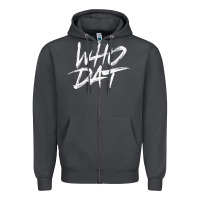 Smoke Who Dat GIFT Zipper Hoodie - minhPixels