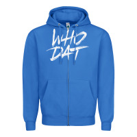True Royal Who Dat GIFT Zipper Hoodie - minhPixels