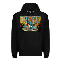 Black thankful Premium Hoodie - FaDigitalArtStudio