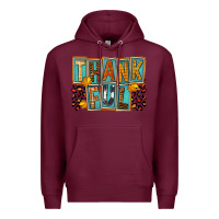 Burgundy thankful Premium Hoodie - FaDigitalArtStudio