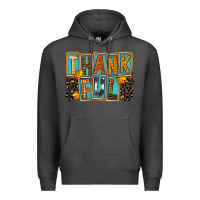 Charcoal Heather thankful Premium Hoodie - FaDigitalArtStudio