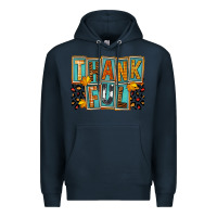 Navy thankful Premium Hoodie - FaDigitalArtStudio