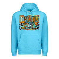 Ocean Blue thankful Premium Hoodie - FaDigitalArtStudio