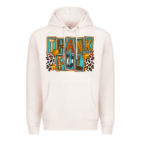 Pale Pink thankful Premium Hoodie - FaDigitalArtStudio